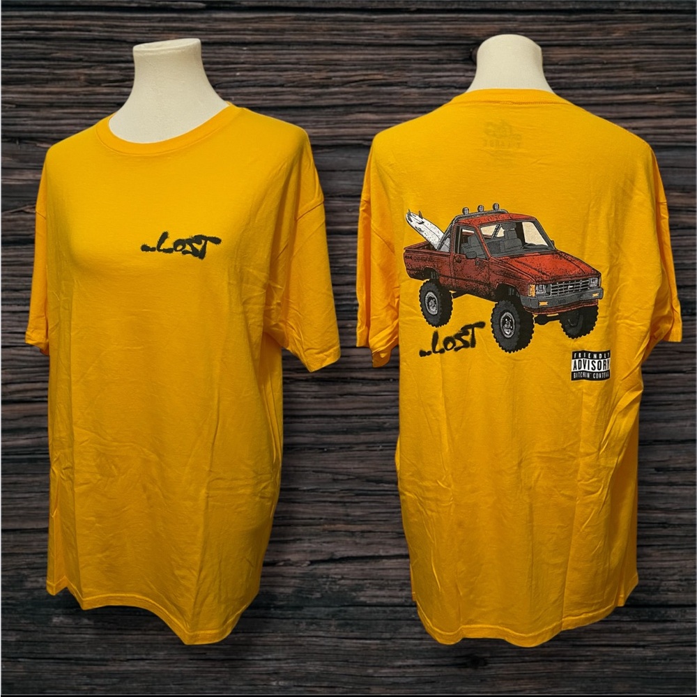 ...Lost Surfboards Co Toyota Gone Surfing T-Shirt Yellow XL VGUC